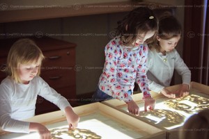 Рисование песком Рисование песком
