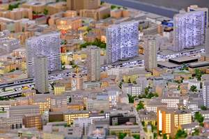 Архитектурный макет Москвы