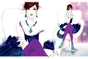 Коммерческая fashion-иллюстрация Коммерческая fashion-иллюстрация